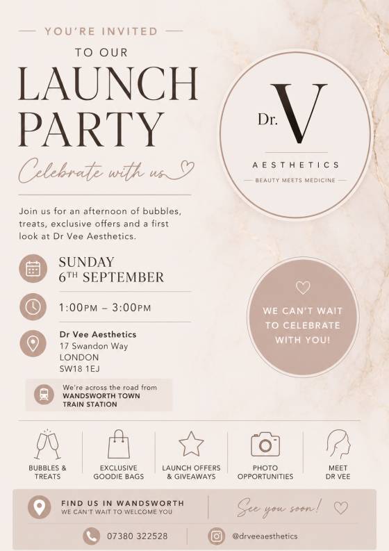 Dr Vee Aesthetics Launch Party