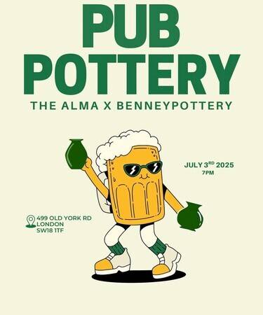 Galentine's Pub Pottery: Alma x Benney Pottery