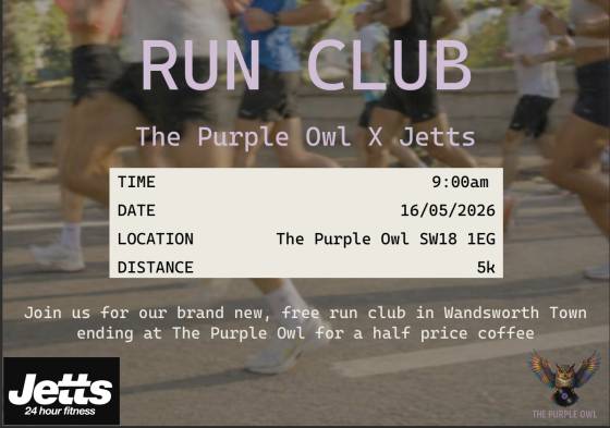 Run Club The Purple Owl x Jetts