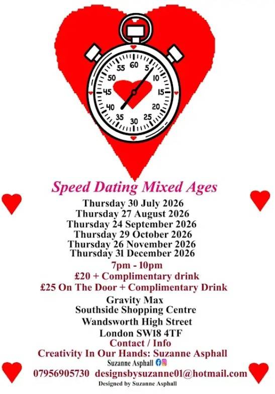 Speed Dating. Mixed Ages.