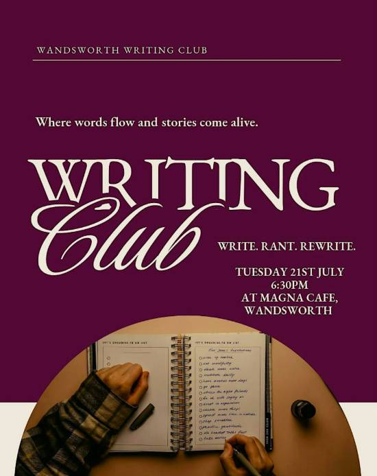 Wandsworth Weekly Writing Club Meetup
